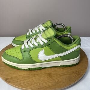Nike Dunk Low GS Men's Chlorophyll Green Leather Sneakers Size 7